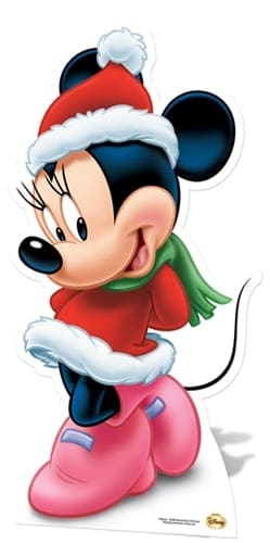 Minnie Mouse Xmas Cutout
