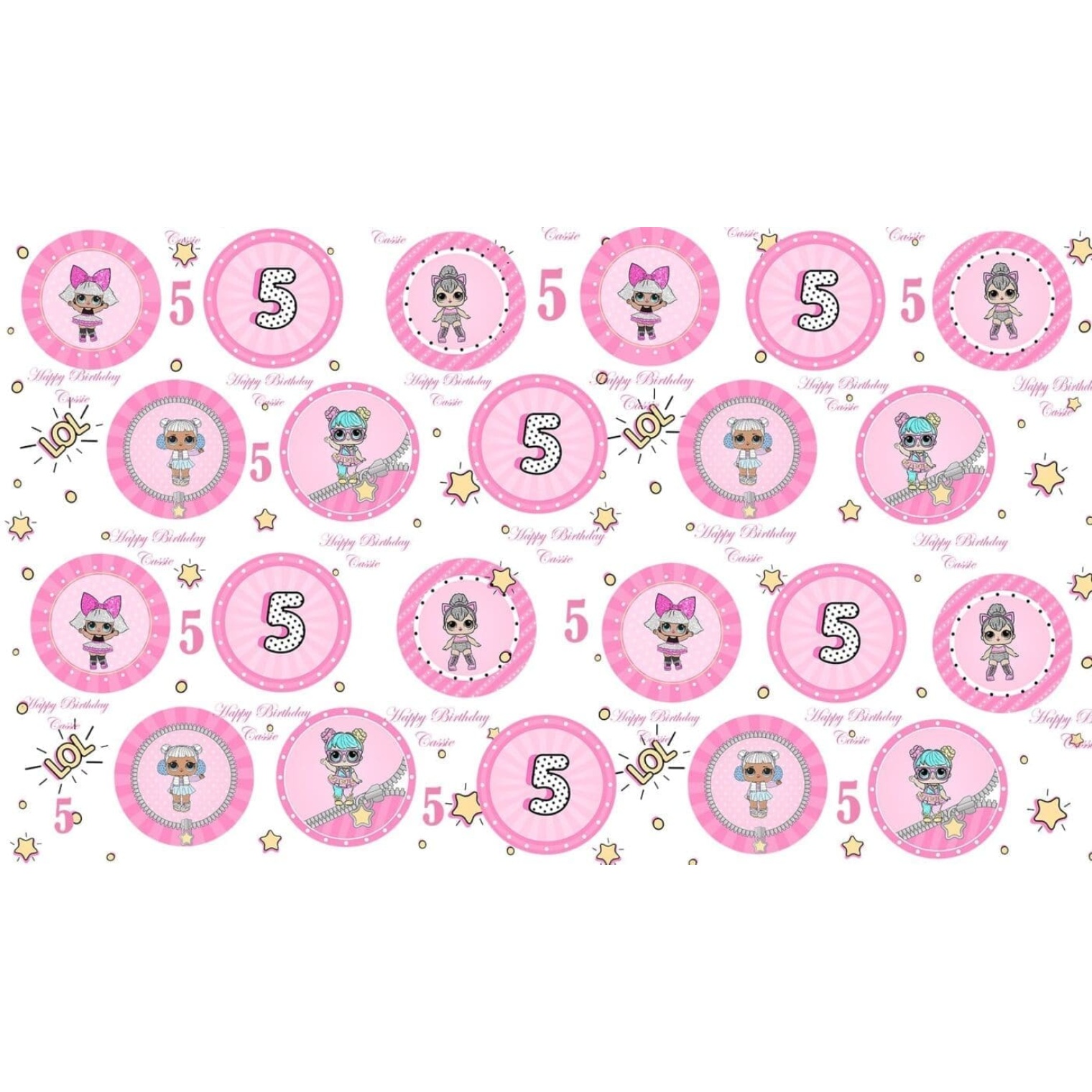 LOL Doll Style | Personalised Cardboard Cutouts